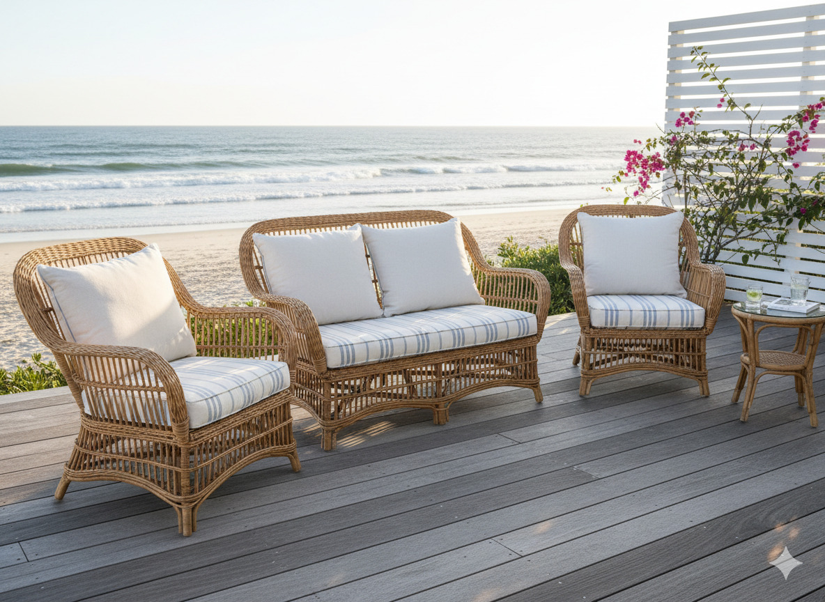 Coastal Wicker Suite restoration project